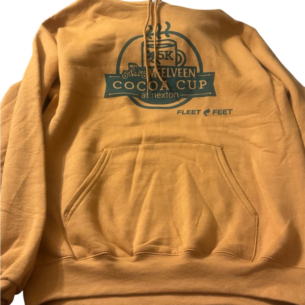 Champion Yellow Zip Up Sweater with Soft Fabric